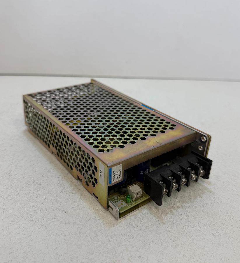 Used COSEL PAA50F-12-N AC/DC Power Supply 12V 4.3A 50W Enclosed Industrial PSU w/Cover