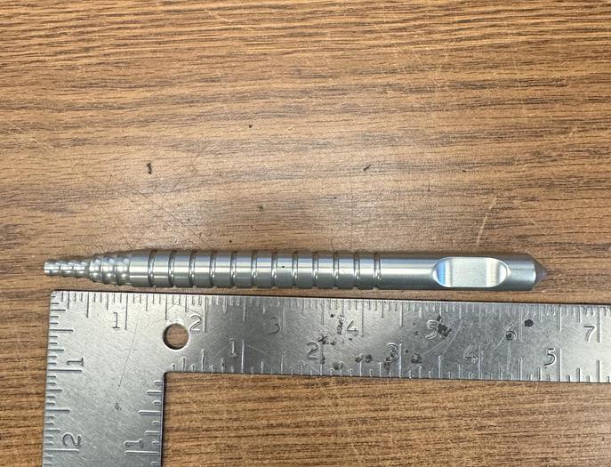 Used Well Johnson Finesse Handle Anodizing Metal Coating GHGC-D18