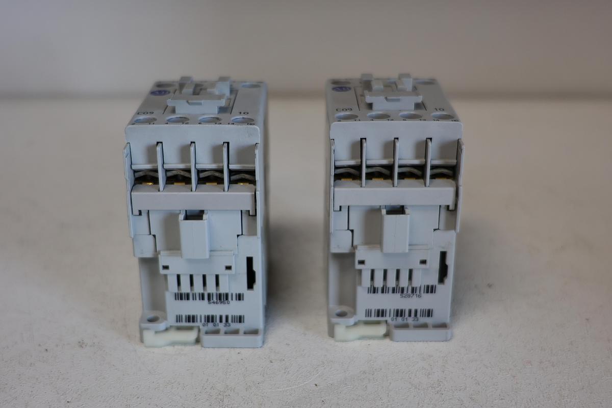Used (Lot of 2) Allen-Bradley 100-C09*10 Contactor – Series A