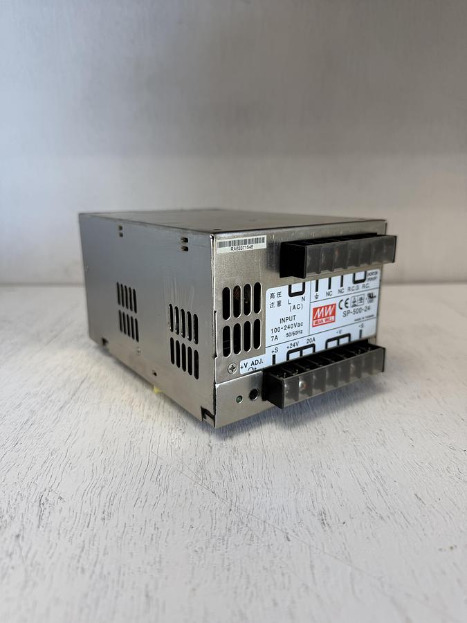 Used Mean Well SP-500-24 Switching Power Supply 50/60Hz GHA-179