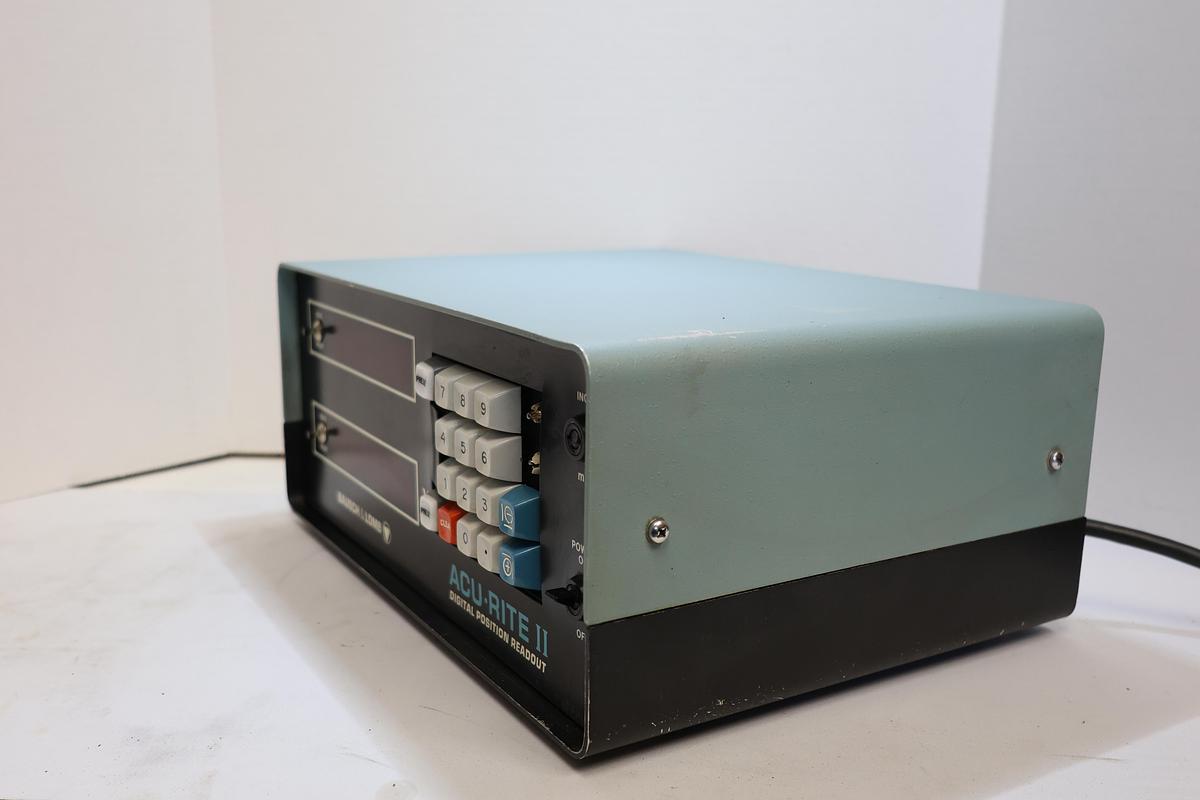Used Bausch & Lomb ACU-RITE II 2-Axis Digital Readout DRO Cat. 38.75.67 CNC Mill