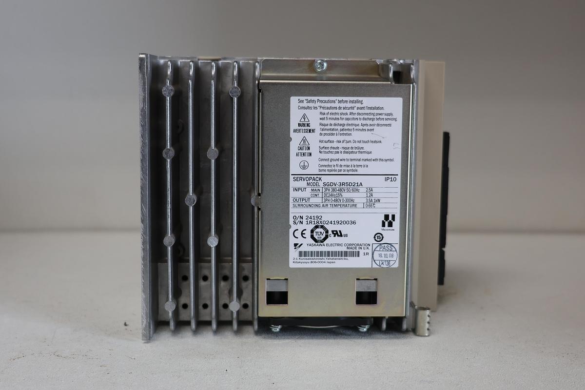 Used Yaskawa SGDV-3R5D21A Sigma-5 Servopack Servo Drive – 400V, 1kW – Industrial Automation GHA-182