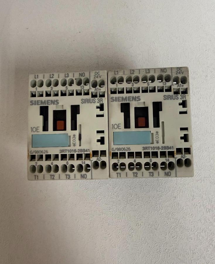 Used (Lot of 2) Siemens 3RT1016-2BB41 SIRIUS 3R Power Contactor GHC-40 
