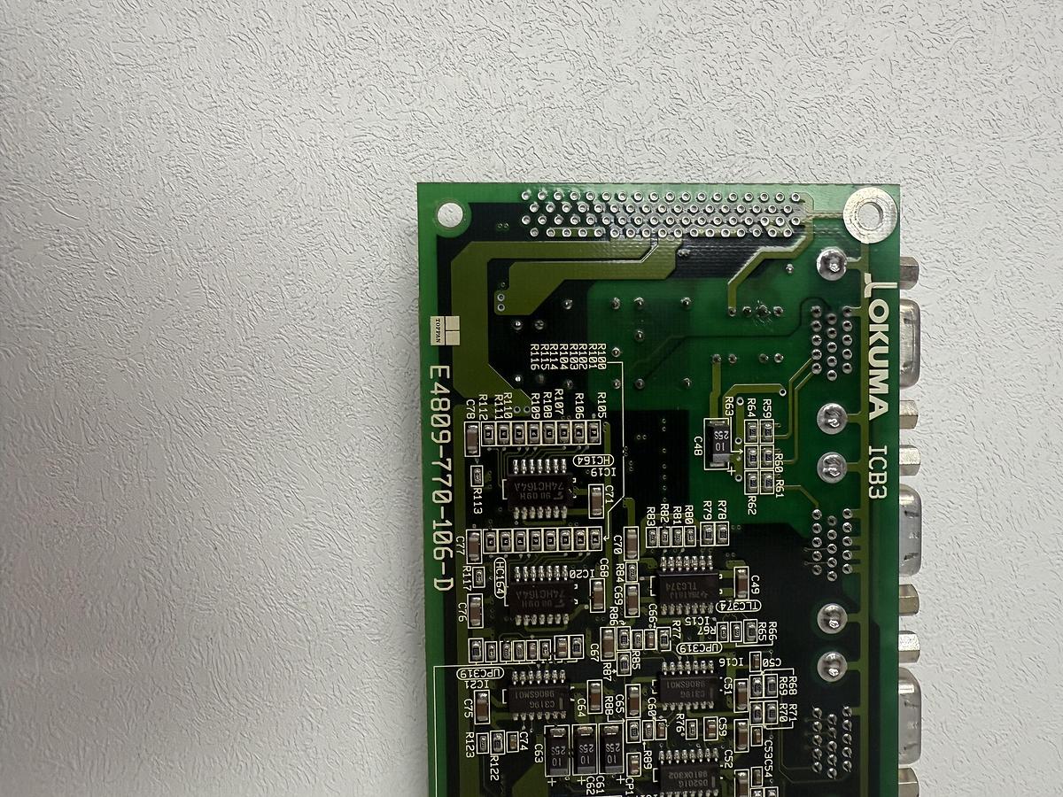 Used Okuma E4809-770-106-D ICB3 Cricut Board GHC-30