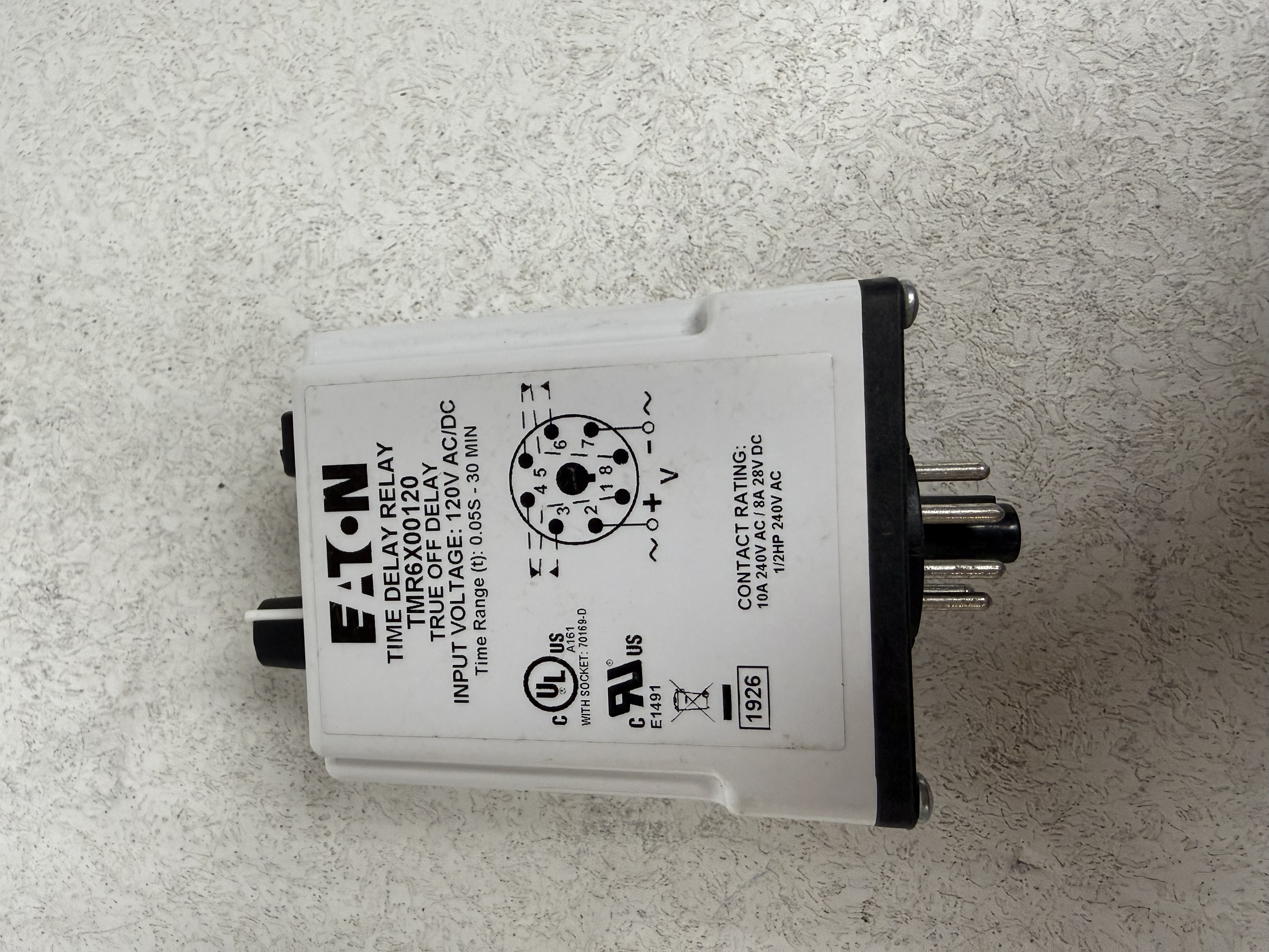 Eaton TMR6X00120 Time Delay Relay - New  - GHB-81
