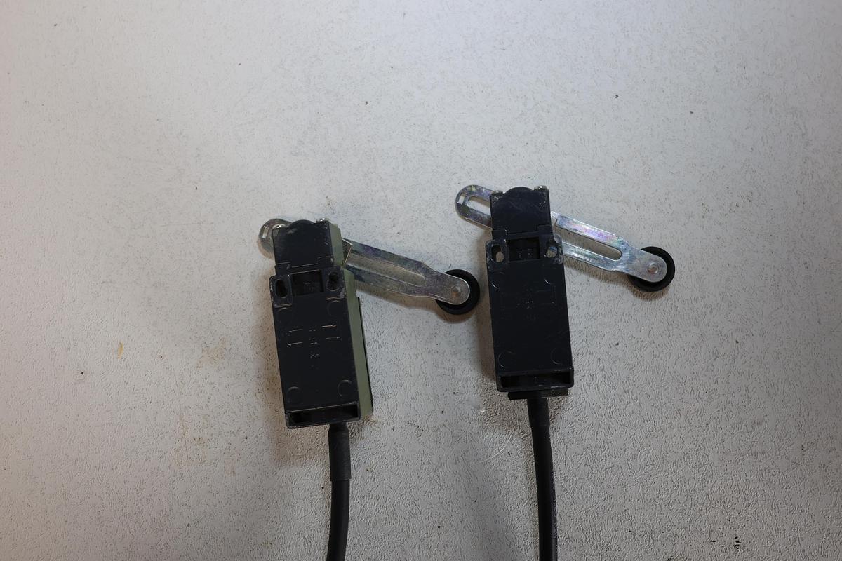 Used Lot of 2 Pizzato FR Series Limit Switches F16 FR1-238031 + L18 FR1-398384 IP67 Roller Lever GHA-185