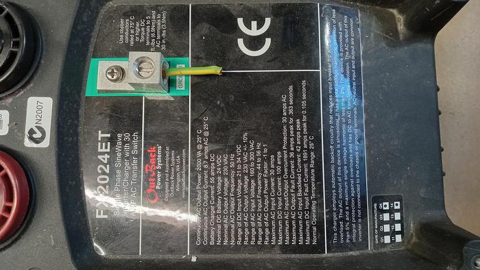 Used Outback Power Grid-Hybrid FX-2024ET Renewable Energy System GHD