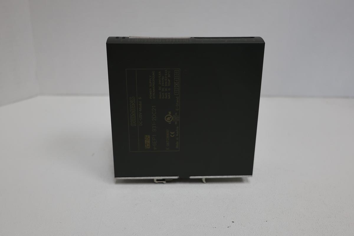 Used Siemens SITOP DC‑USV‑Modul 6 - 6EP1 931‑2DC21 – 24 V DC / 6 A UPS Module GHC-37