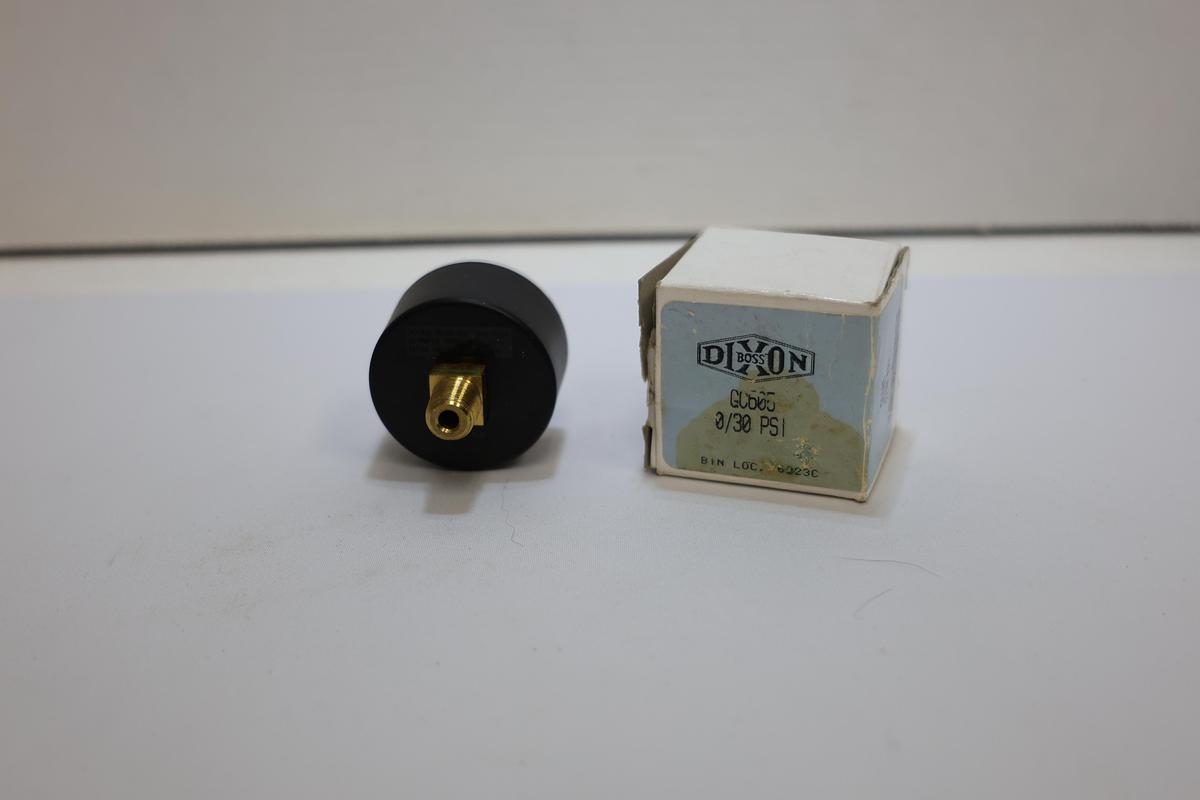 Dixon GC605 Pressure Gauge 0-30 PSI Made in USA NOS Industrial Gauge