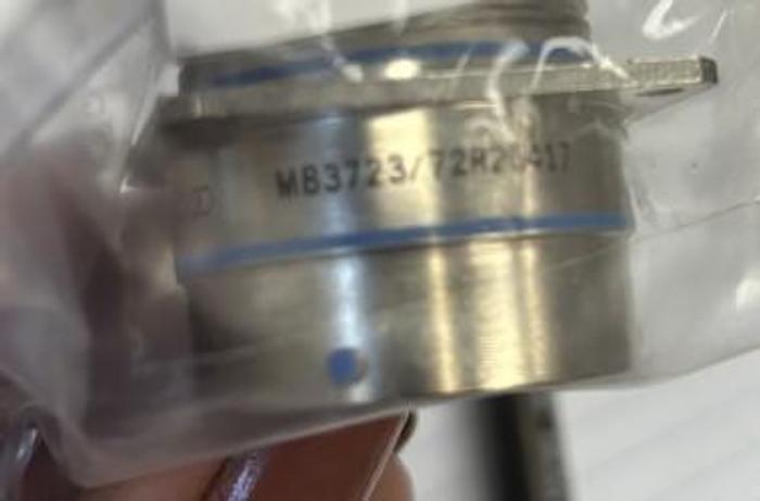 Used M83723/72R20417 Circular MIL Spec Connector 41P SZ 20 RECPT FLANGE MOUNT PIN - GHA-156-C0