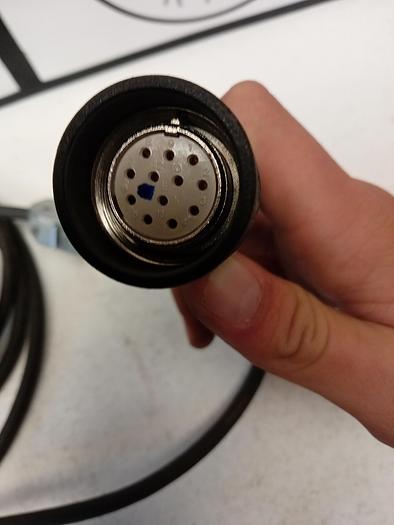 Used MITSUBISHI D70UBOO1832 Power Supply With Heidenhain 262 010 08 Encoder Cable 5M GH115