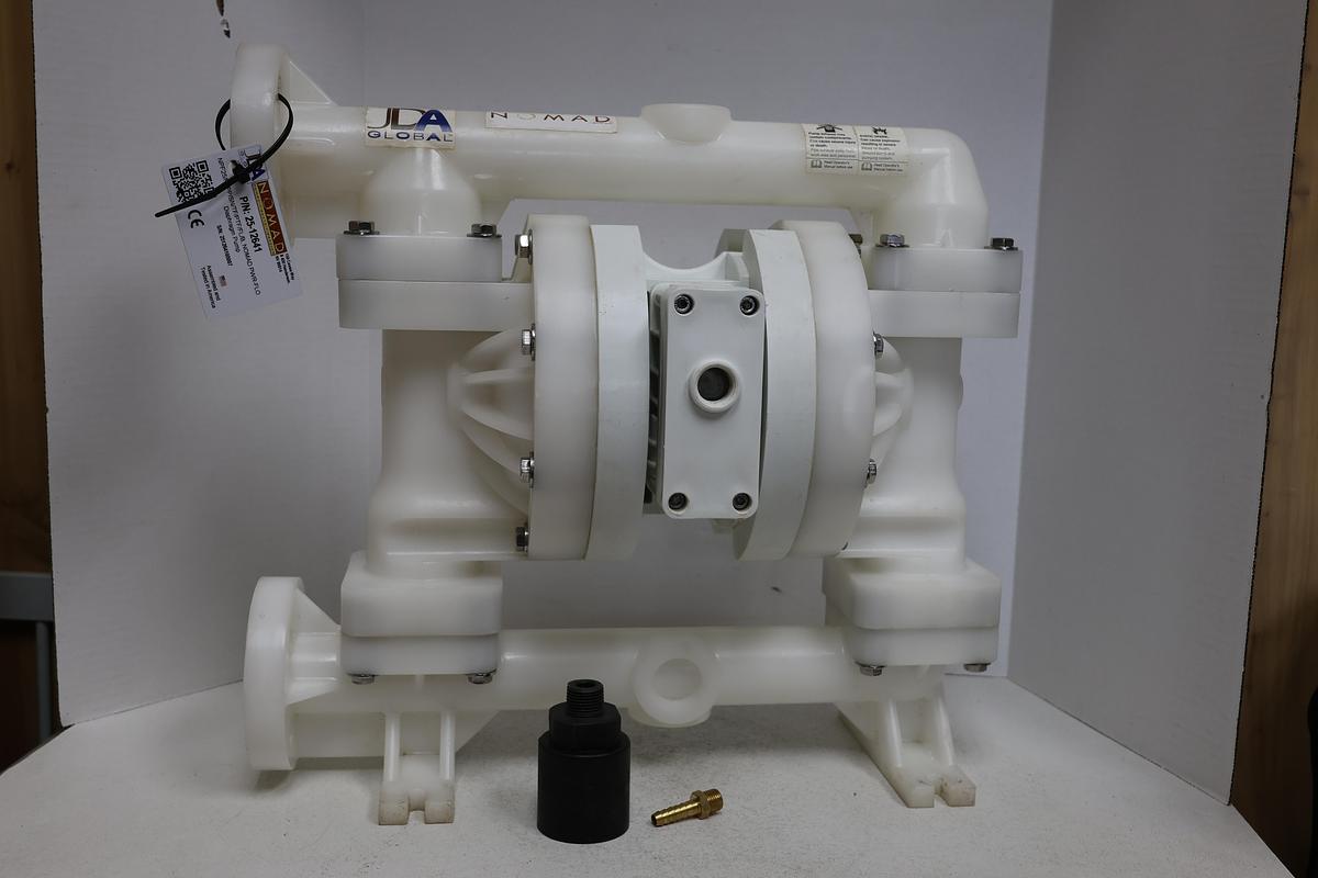 NOMAD PWR-FLO NPF25 Diaphragm Pump P/N 25-12641 New Polypropylene GHA-46