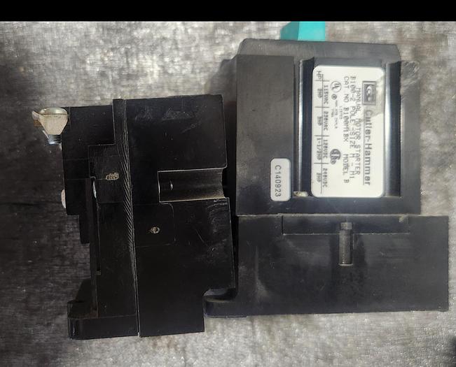 Used Cutler-Hammer B100M1BX Manual Motor Starter 2 Pole MDL B Size M-1 - GHB-70