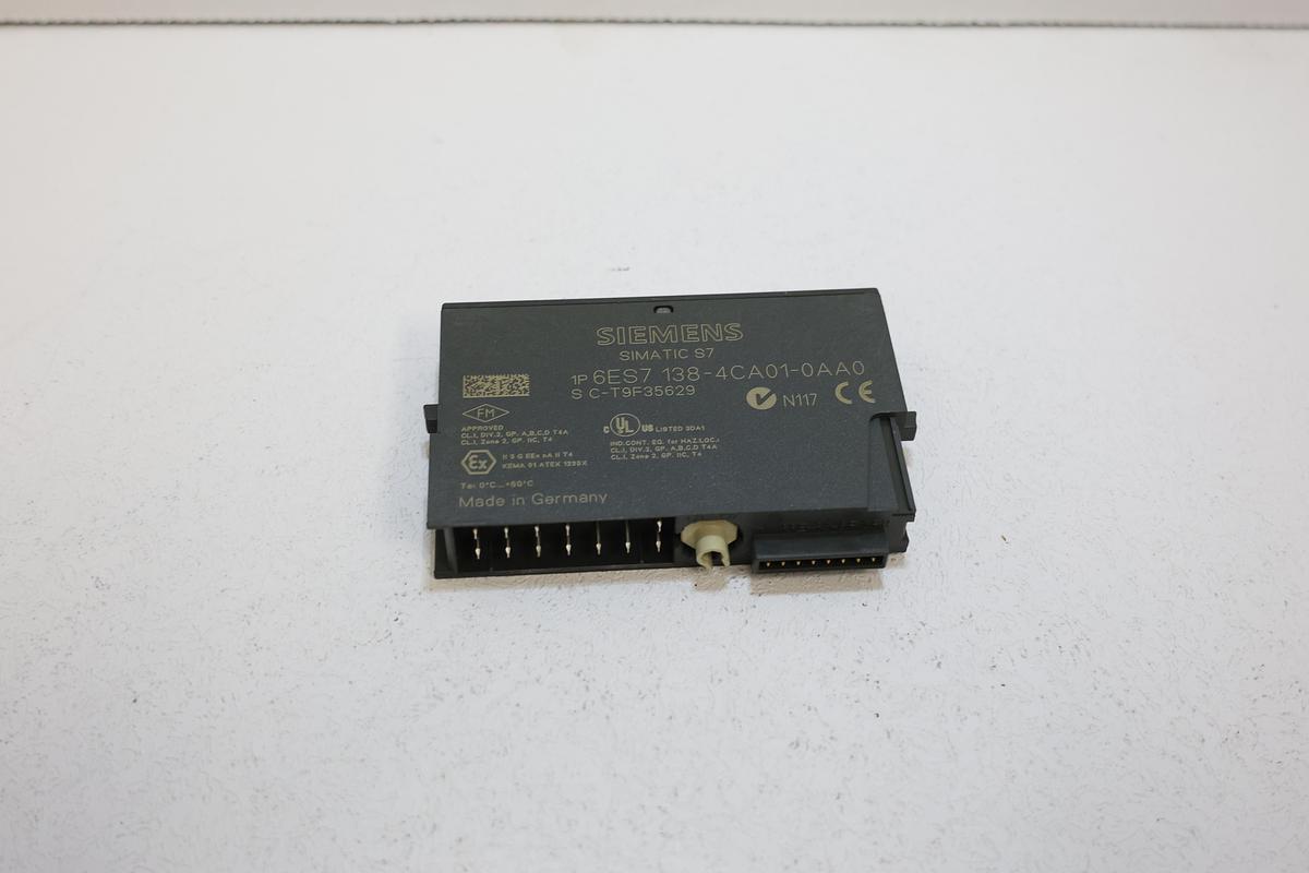 Used Lot of 2 Siemens 6ES7 138-4CA01-0AA0 SIMATIC ET200S Power Modules