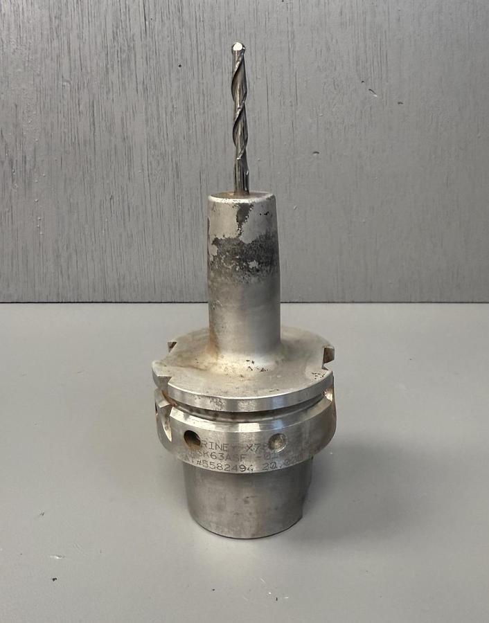 Used BRINEY HSK63ASF-018-315 Shrink Fit Tool Holder GHA-GS61