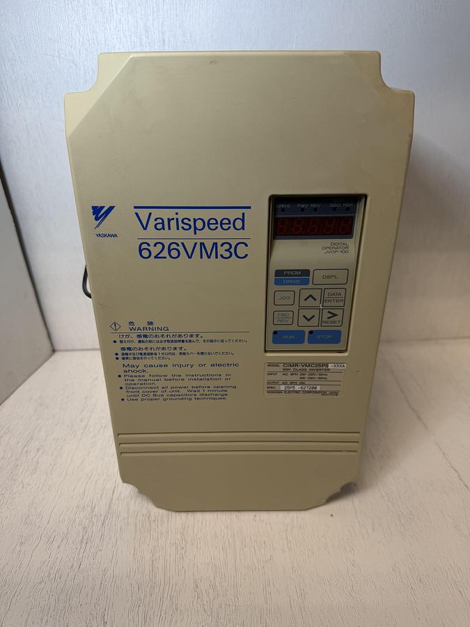Used Yaskawa Varispeed CIMR-VMC25P5-XXXA Inverter 626VM3C Spindle Drive GHA-178