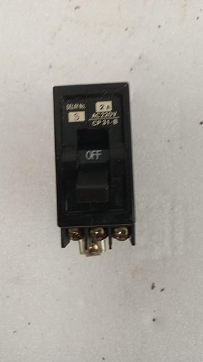 Used HITACHI CP31-A CIRCUIT PROTECTOR 2A 220VAC 1-POLE DELAY No.S GHA-157-C3