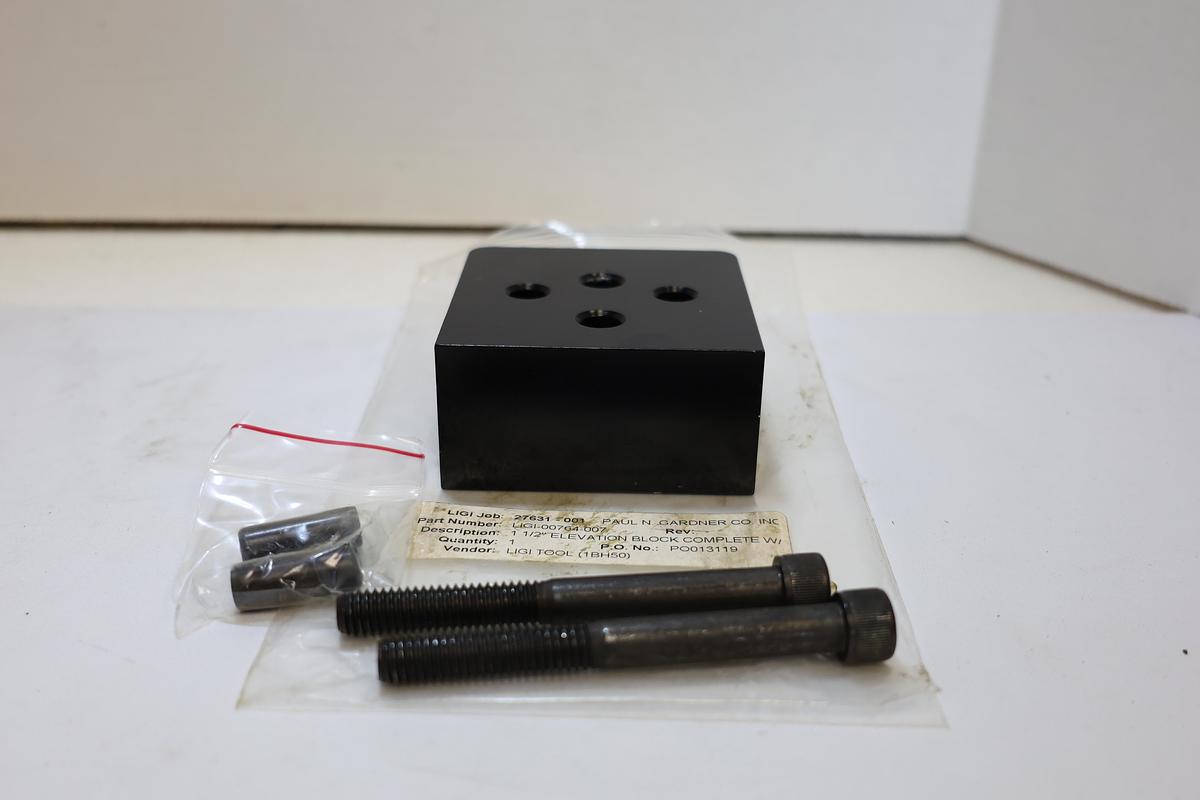 LIGI-00764-007 1-1/2" Elevation Block Assembly w/ Hardware - New