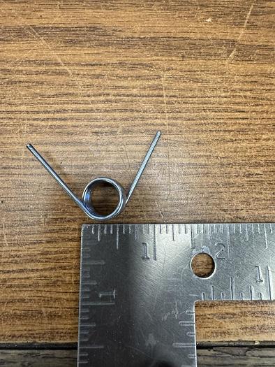 Torsion Spring, 90 Deg, 0.288OD, Leg Length: 1.0 in QTY 50 GHGC-D18