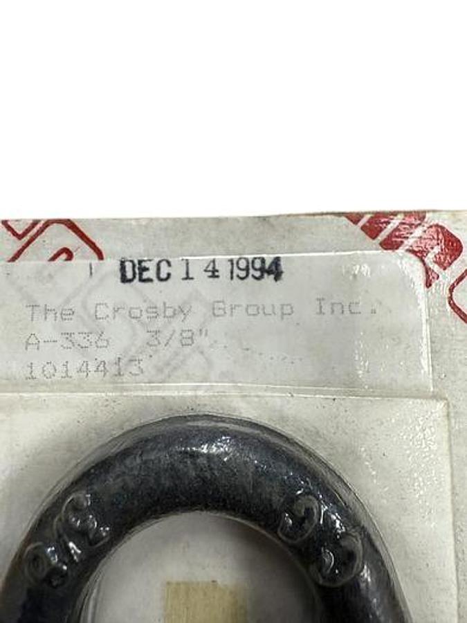 Used Crosby 1014413 A-336 3/8" Lok-A-Loy 6 Connecting Link 6600 lb Working Load