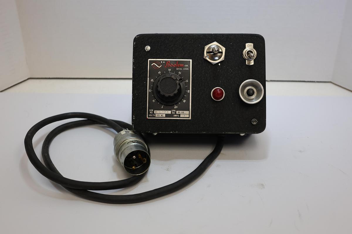 Used Boehm BC-110 Variable Speed Control Panel