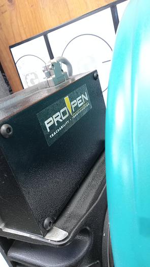 Used ProPen P3000 EM/C Electromagnetic Marking Machine W/ DP4000 Rotary Axis GH400