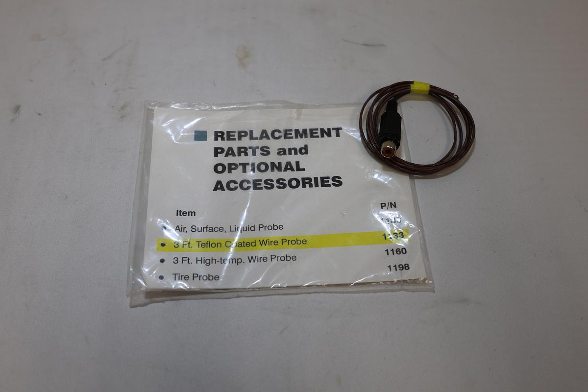 Check-It Electronics 1133 3 Ft Teflon Coated Wire Temperature Probe NEW