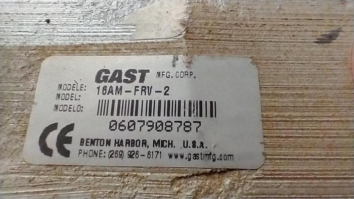 GAST AIR MOTOR Pneumatic Motor 16AM-FRV-2 9 hp 2000rpm 30ft/lb GH202C0
