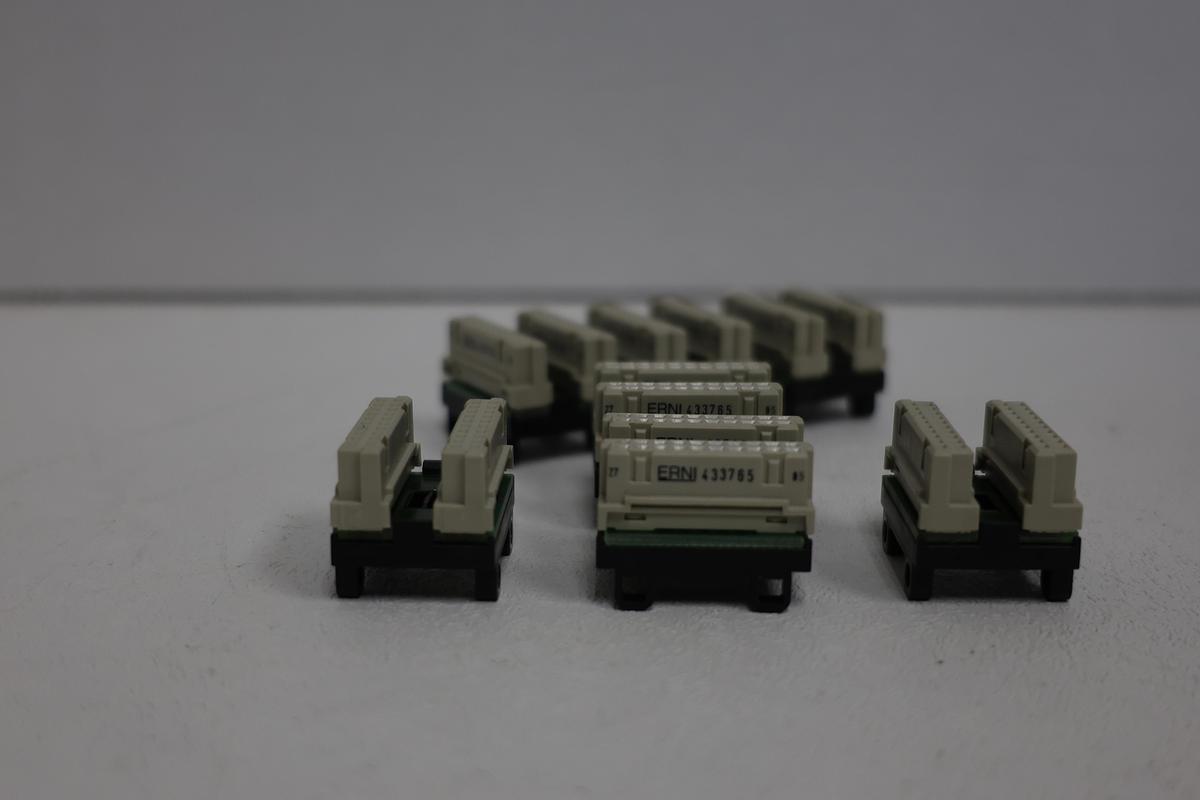 Used PILZ ERNI 433765 Safety Relay Connector Module PN 95425 Bus Connector Lot of 7 GHA-185