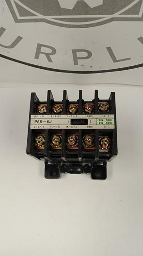 Used Togami-Electric PAK-6J Magnetic Contactor 24V 50/60Hz GH501
