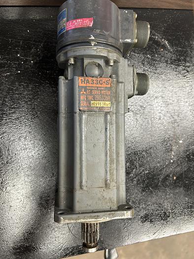 Used Mitsubishi HA33C-S AC Servo Motor w/Tamagawa OSE 5K-6-12-0 Encoder - GHB-47