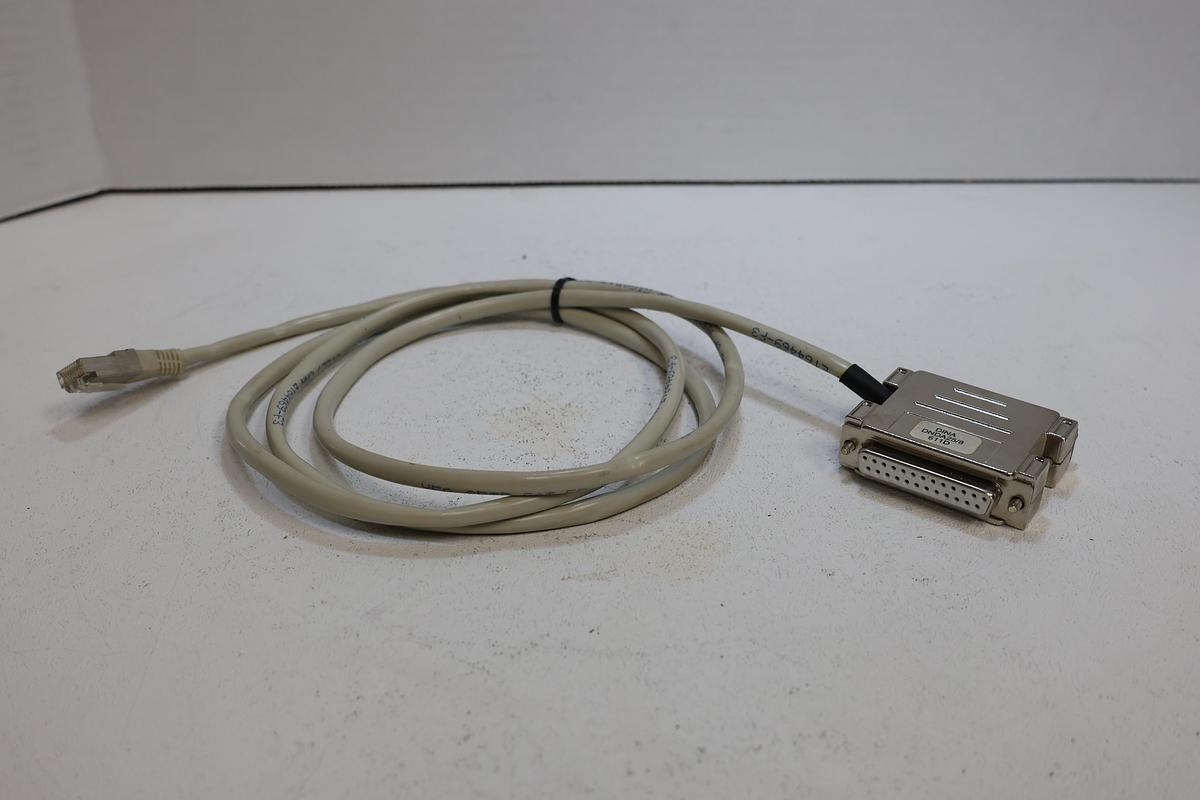Used Dina DNDA 25/8 611D Cable Adapter with 25 Pin D-sub Cable Connector [5.1,5.5]