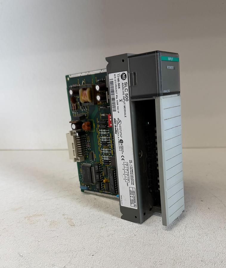 Used Allen Bradley SLC 500 1746-NI4 Ser A Analog Input Module GHA-185