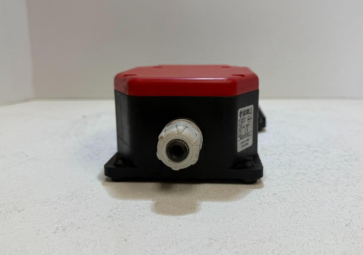 Used Pizzato PX1-3186 Industrial Foot Pedal Switch AC15 6A/250V IP53