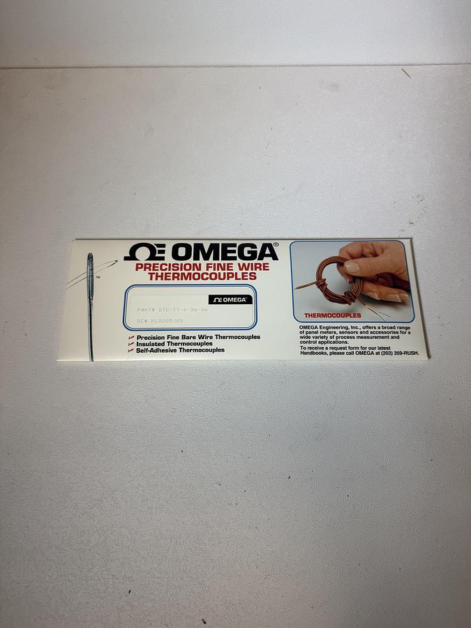 OMEGA 5TC-TT-K-36-36 Type K Thermocouple – 36" Leads 4 Pack GHA-73