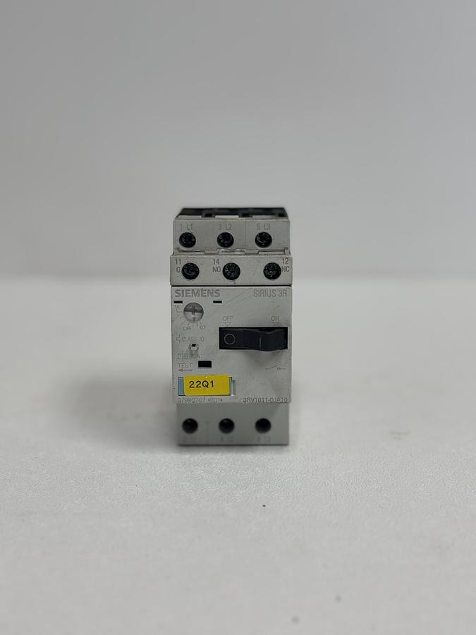 Used Siemens 3RV1011-0JA10 SIRIUS Motor Protection Circuit Breaker GHC-40