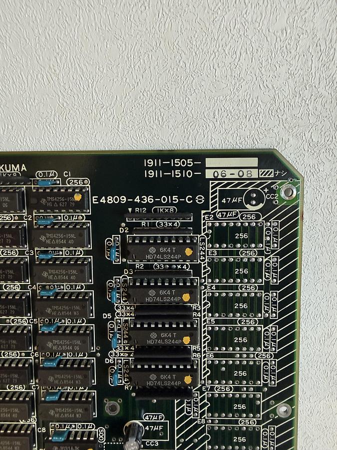 Used Okuma E4809-436-015-C Circuit Board (Removed From Operating Machine)