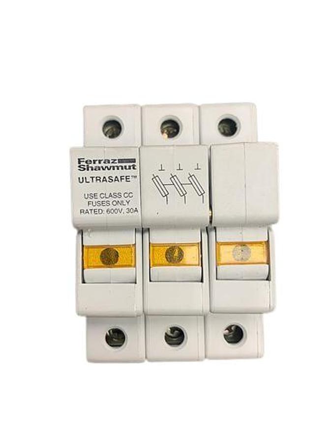 Used Ferraz Shawmut Ultrasafe Fuse Holder USCC3I 
