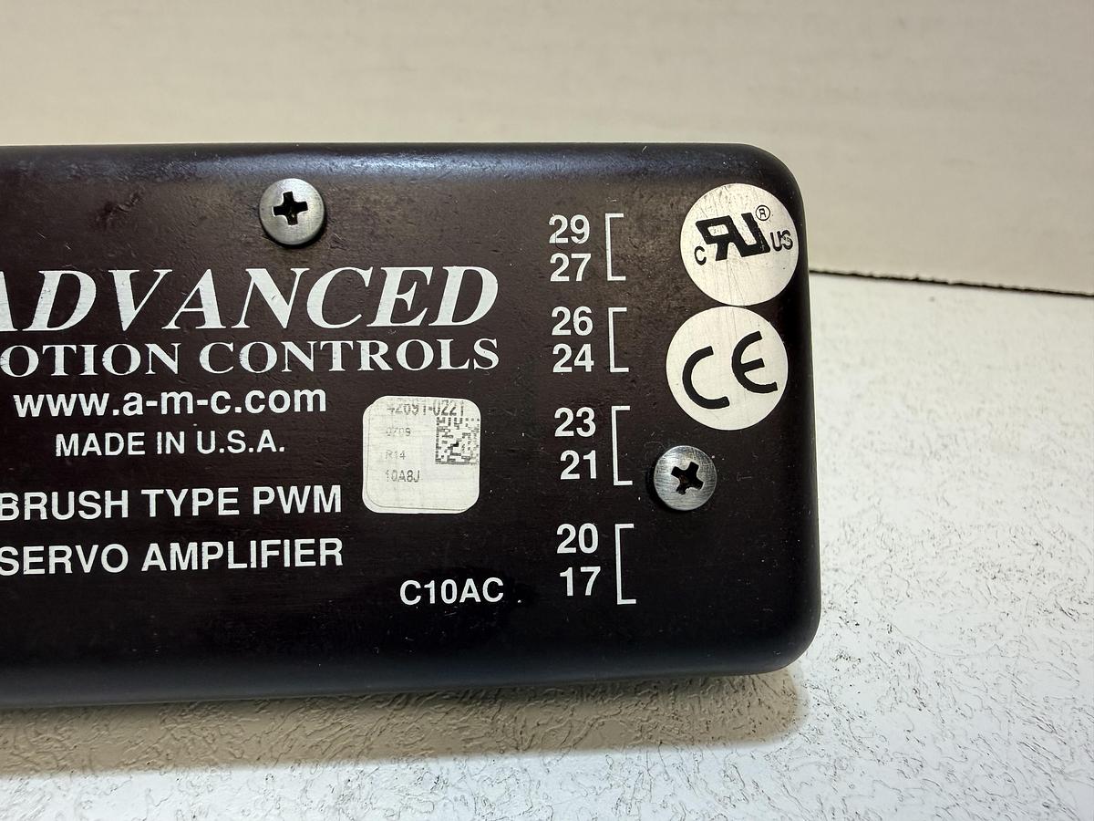 Used Advanced Motion Controls C10AC 10A8AMC-GAR 955000230-00 PWM Servo Amplifier
