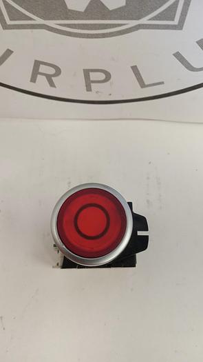 Used Red Push Button W/ BACO 23E01 Contact Blocks GHB3