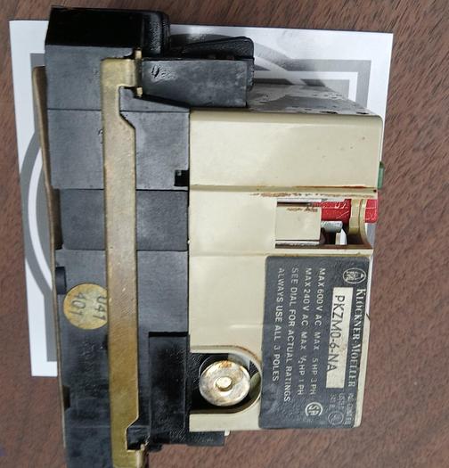 Used Klockner-Moeller PKZM0-6-NA Circuit Breaker, Motor Starter - GHB-