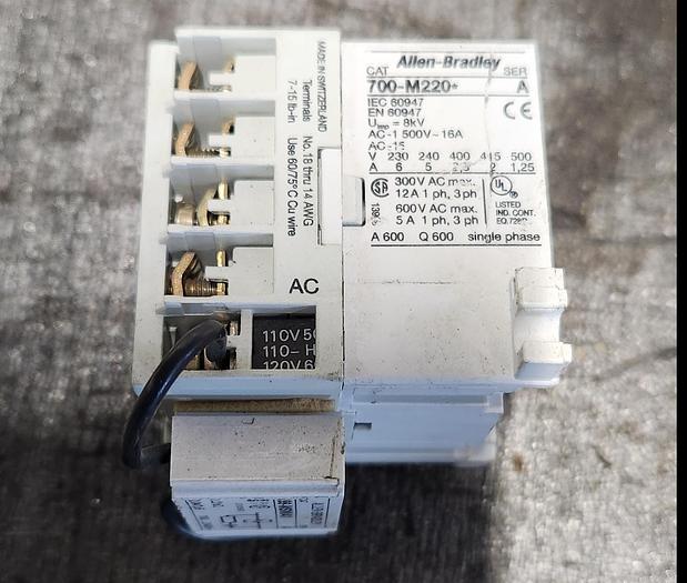 Used Allen-Bradley 700-M220 Control Relay - Used - GHB-68