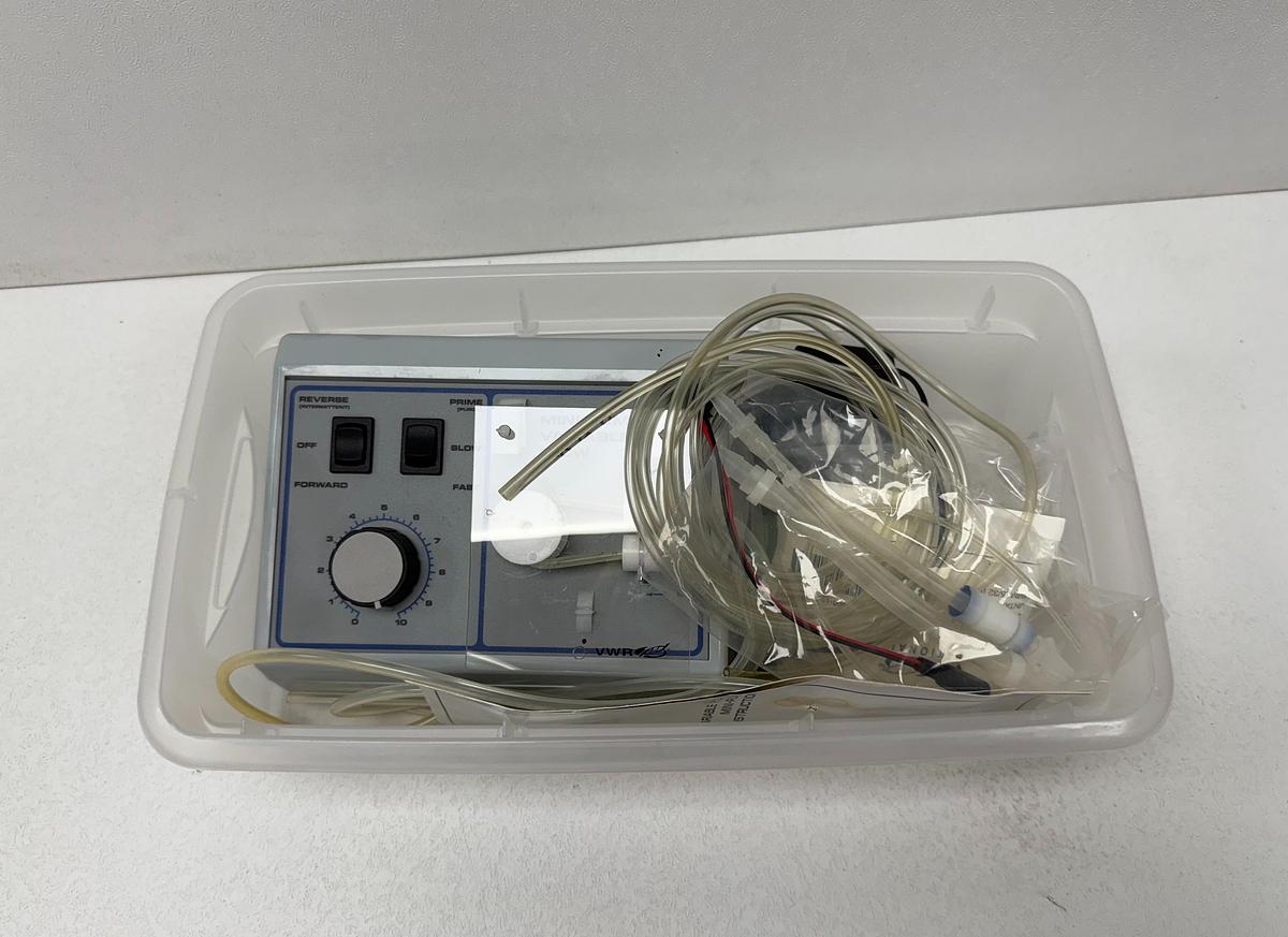 Used VWR Mini-Pump Variable Flow with Adapter and Tubings GHC-25