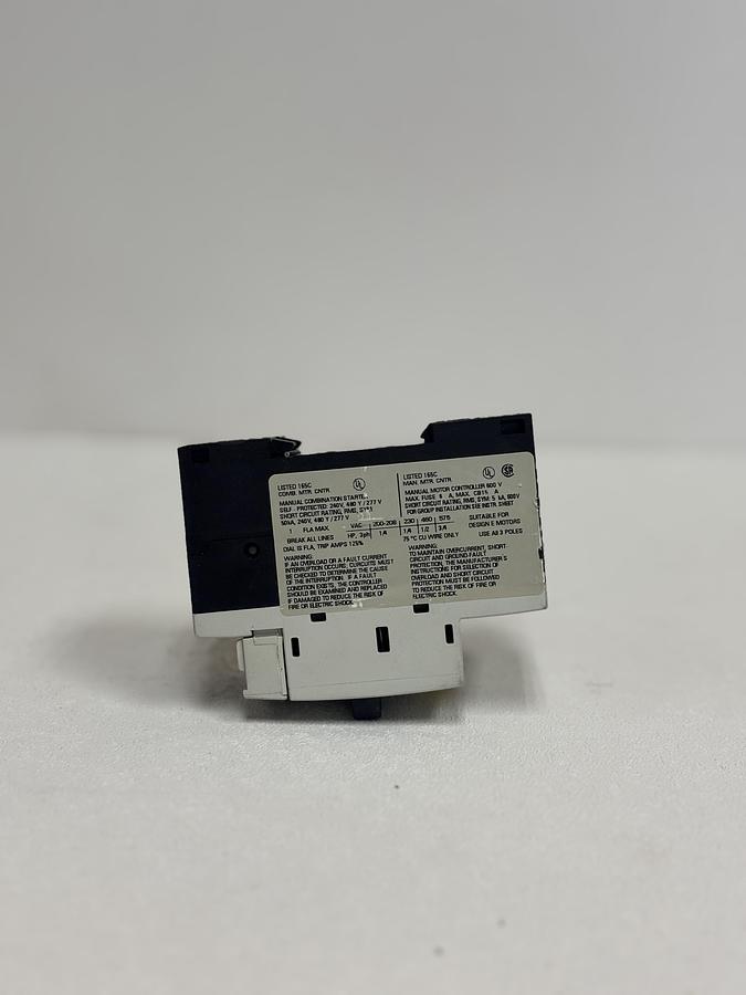 Used Siemens 3RV1011-0JA10 SIRIUS Motor Protection Circuit Breaker GHC-40