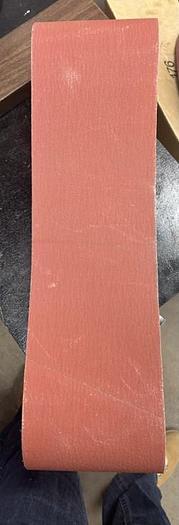 Used 10 Pcs 6"X48" 80 Grit 3M CubitronII 947A Belt Sander Sandpaper - GHB-73