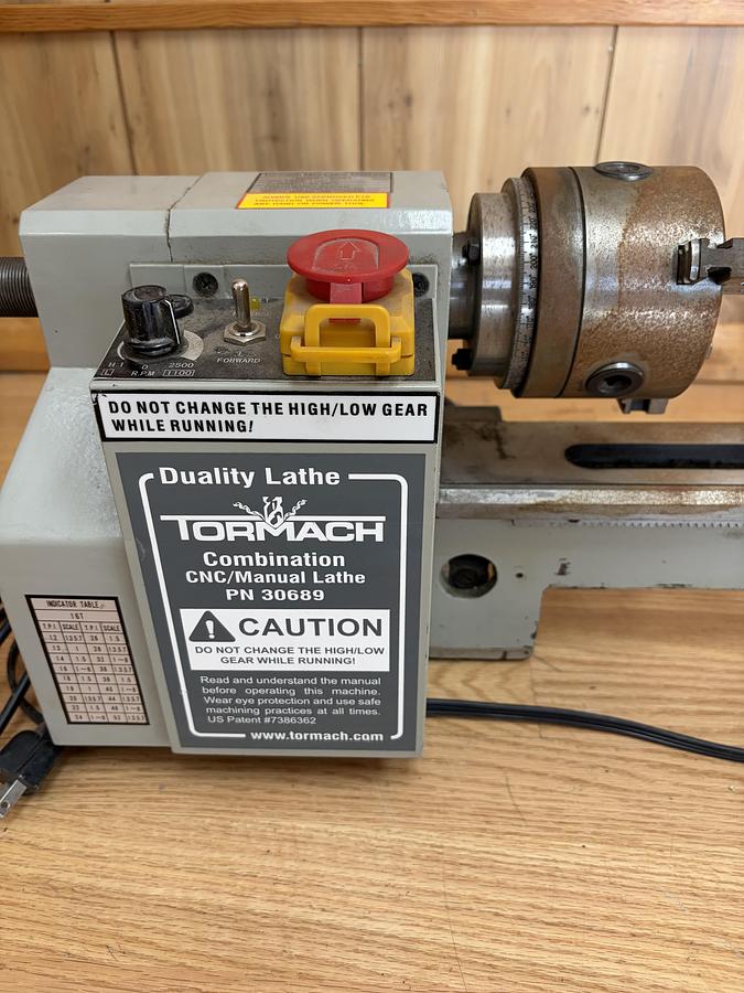 Used Tormach Mini Lathe Machine 