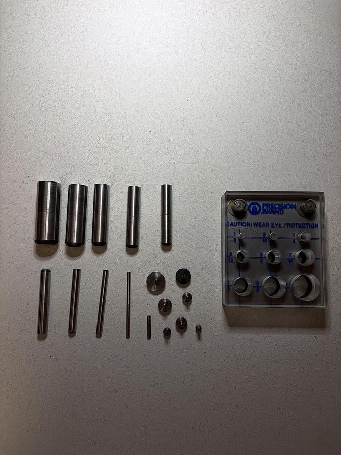 Used Tru Punch 40110 Punch and Die Set,8pc,Tool Steel  GHA-71