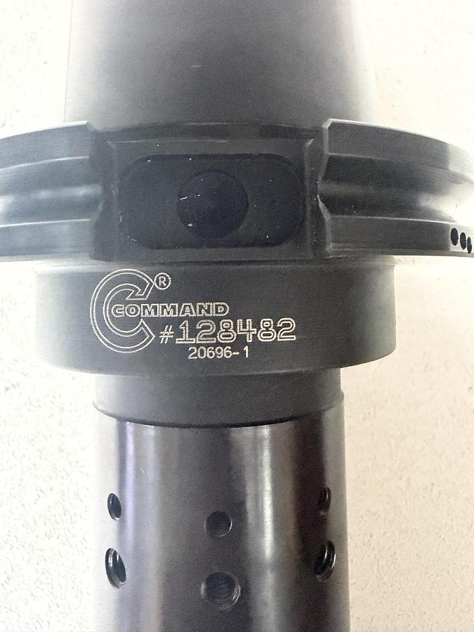 Used COMMAND, END MILL TOOL HOLDER, #128482, 20696-1, REV-A
