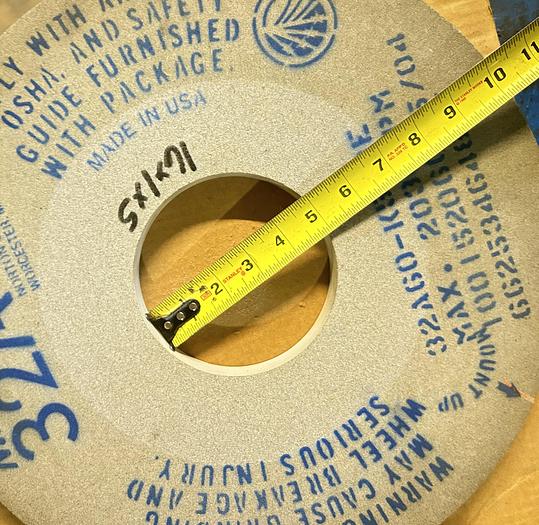 Used Norton 16" X 1" X 5" Grinding Wheel 32AG0-K5VBE - GHC-1