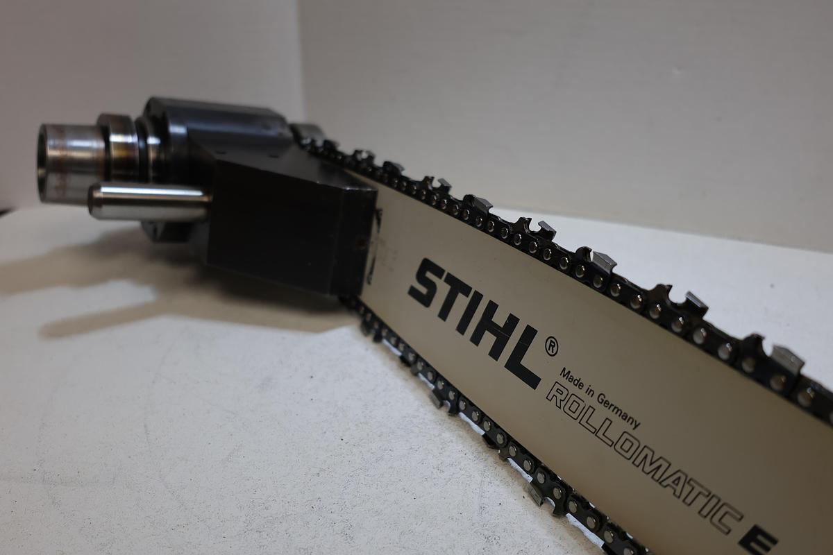 Used UNITEAM 19" Stihl Rollomatic E Chainsaw Bar Attachment Sharp Chain Used